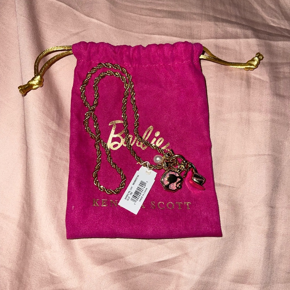 ✨Barbie x Kendra Scott Charm Necklace✨
